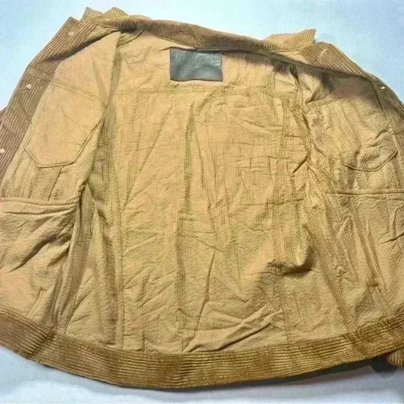 Naked & Famous Seesucker Corduroy Brown Jacket - XS - Picture 7 of 10